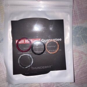 ThunderFit Silicone Ring Set. Size 4